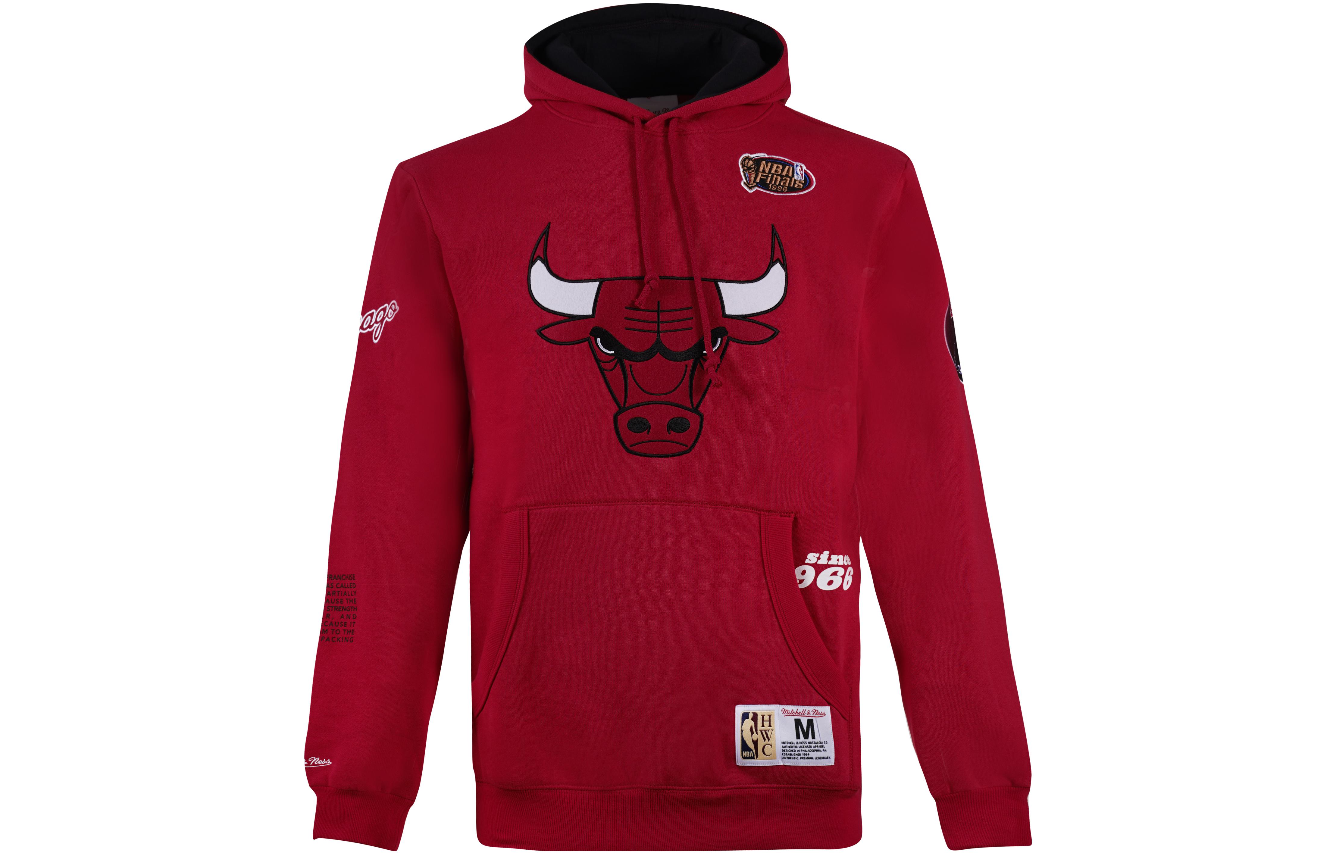 Mitchell Ness Mitchell & Ness NBA Chicago Bulls Retro Logo Track Jacket Unisex Black OJZP3238-CBUYYPPPBLCK