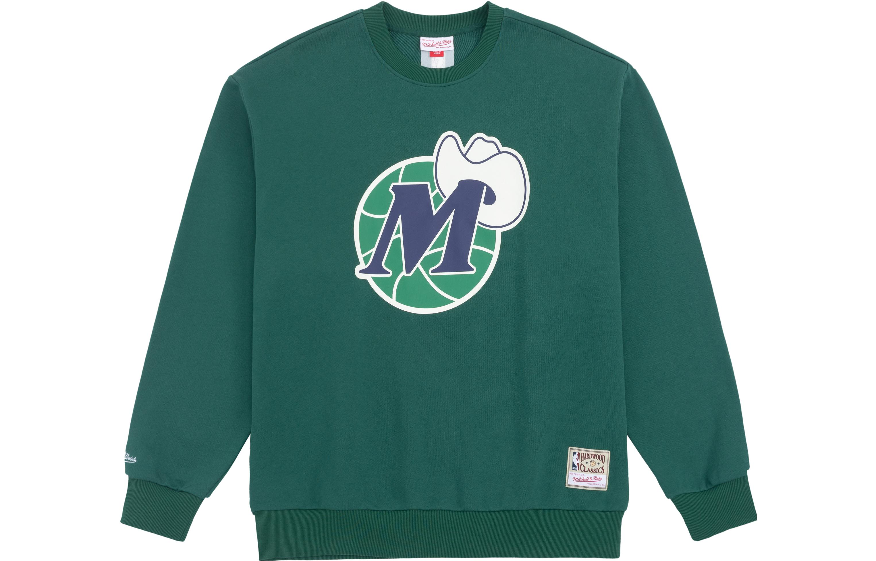 Mitchell Ness Mitchell & Ness NBA Dallas Mavericks Logo Hoodie Unisex Gray/Black MN16H16-DAL