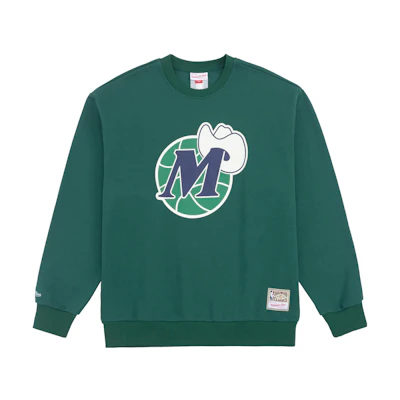 Mitchell Ness Mitchell & Ness NBA Dallas Mavericks Logo Hoodie Unisex Gray/Black MN16H16-DAL