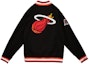 Lookbook Mitchell Ness Mitchell & Ness NBA Embroidered Jacket 96-97 Miami Heat Black Unisex. AWJKAC19189-MHEBLCK96