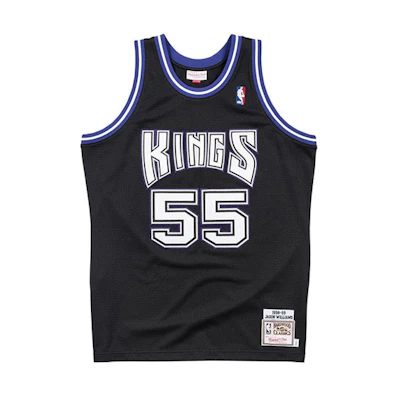 Mitchell Ness Mitchell & Ness NBA Kings 98-99 Retro Jersey Jason Williams #55 Black . AJY4LG19022-SKIBLCK98JWI