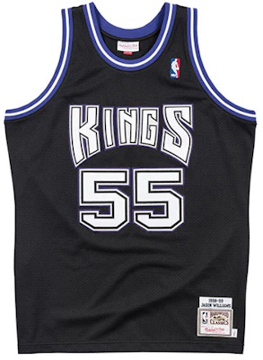 Mitchell Ness Mitchell & Ness NBA Kings 98-99 Retro Jersey Jason Williams #55 Black . AJY4LG19022-SKIBLCK98JWI Order Mitchell Ness Mitchell & Ness NBA Kings 98-99 Retro Jersey Jason Williams #55 Black . AJY4LG19022-SKIBLCK98JWI