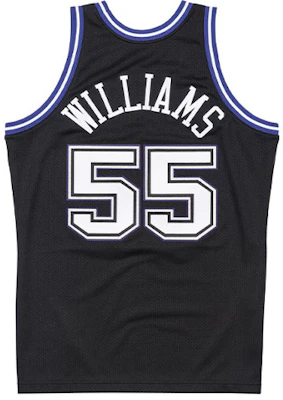 Mitchell Ness Mitchell & Ness NBA Kings 98-99 Retro Jersey Jason Williams #55 Black . AJY4LG19022-SKIBLCK98JWI Lookbook Mitchell Ness Mitchell & Ness NBA Kings 98-99 Retro Jersey Jason Williams #55 Black . AJY4LG19022-SKIBLCK98JWI