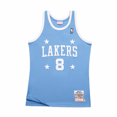 Mitchell Ness Mitchell & Ness NBA Kobe Lakers 04-05 Retro Jersey Unisex Light Blue AJY4CP19005-LALLTBL04KBR