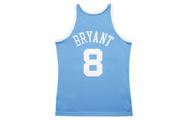 Lookbook Mitchell & Ness NBA 科比湖人 04-05 復古球衣 男/女 淺藍色 AJY4CP19005-LALLTBL04KBR