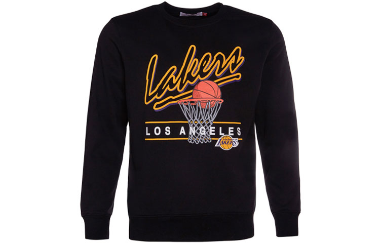 Mitchell Ness Mitchell & Ness NBA Lakers Fleece Embroidered Hoodie Unisex - Gray MN16H22-LAL