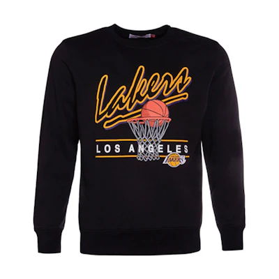 Mitchell Ness Mitchell & Ness NBA Lakers Fleece Embroidered Hoodie Unisex - Gray MN16H22-LAL