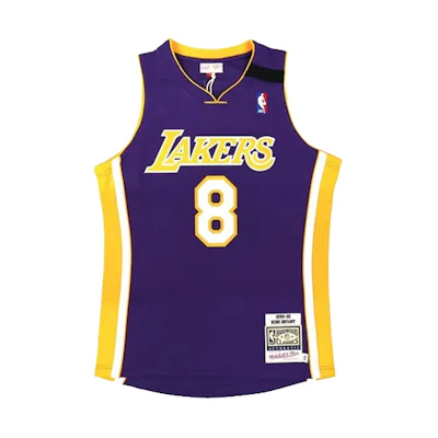 Mitchell Ness Mitchell & Ness NBA Lakers Kobe Bryant #8 99-00 Retro Jersey Purple (Men) AJY4CP18185-LALPURP99KBR