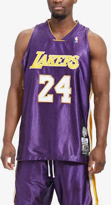 Mitchell Ness NBA Los Angeles Lakers Kobe Jersey Reversible Retro Emas/Ungu. NNBJGS20051-LALGOLDKBR Sizing Mitchell Ness NBA Los Angeles Lakers Kobe Jersey Reversible Retro Emas/Ungu. NNBJGS20051-LALGOLDKBR