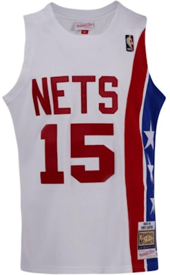Mitchell & Ness NBA Nets Carter #15 05-06 Jersey Retro Tank Putih. AJY44483-NJN05VCAWHIT Order Mitchell & Ness NBA Nets Carter #15 05-06 Jersey Retro Tank Putih. AJY44483-NJN05VCAWHIT