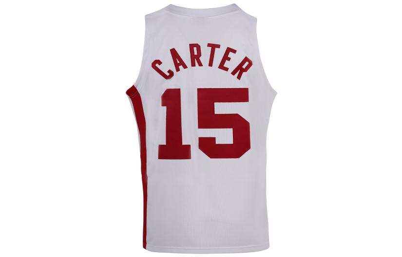 Lookbook 미첼 & 네스 NBA 네츠 카터 #15 05-06 레트로 저지 탱크탑 화이트. AJY44483-NJN05VCAWHIT