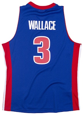 Mitchell Ness NBA 活塞隊 Ben Wallace 03-04 復古球衣 藍色 男女款. SMJYAC19108-DPIROYA03BWA Lookbook Mitchell Ness NBA 活塞隊 Ben Wallace 03-04 復古球衣 藍色 男女款. SMJYAC19108-DPIROYA03BWA