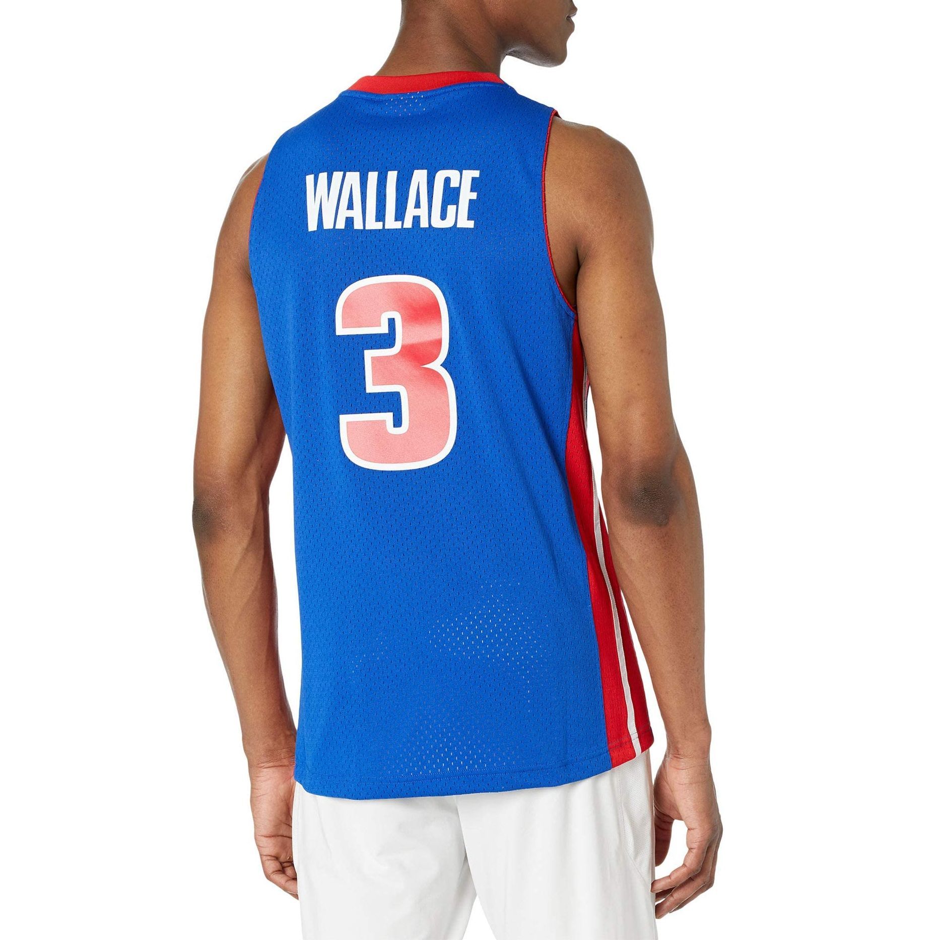 Purchase Mitchell & Ness NBA Pistons Ben Wallace 03-04 Retro Jersey Biru Unisex. SMJYAC19108-DPIROYA03BWA