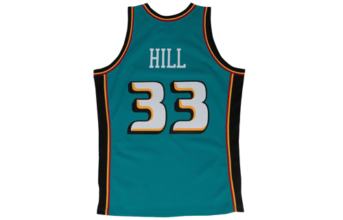 Mitchell Ness Mitchell & Ness NBA Pistons Grant Hill #33 Retro Swingman Jersey Green 353J-303-FGYYJW 圖 3