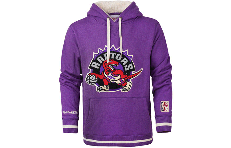 Mitchell Ness Mitchell & Ness NBA Raptors Logo Short Sleeve Hoodie Men’s Grey FTJKBW19049-TRAGYHT
