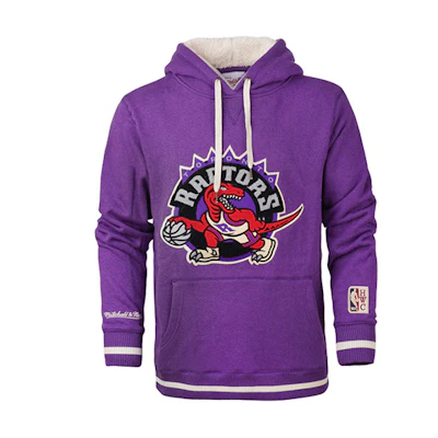Mitchell Ness Mitchell & Ness NBA Raptors Logo Short Sleeve Hoodie Men’s Grey FTJKBW19049-TRAGYHT