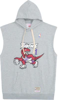 Mitchell Ness Mitchell & Ness NBA Raptors McGrady #1 Sleeveless Hoodie Grey Unisex Streetwear MNJYFWHD23098003 Mitchell Ness Mitchell & Ness NBA Raptors McGrady #1 Sleeveless Hoodie Grey Unisex Streetwear MNJYFWHD23098003