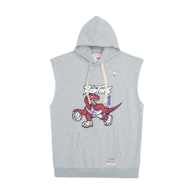 Mitchell Ness Mitchell & Ness NBA Raptors Pullover Fleece Hoodie Grey () MN16W12-TOR