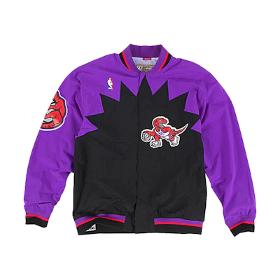Mitchell Ness Mitchell & Ness NBA Retro Colorblock Hoodie Bulls Black/Red Unisex HDSSAJ19008-CBUBKRD