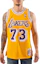 Shop 米切尔内斯NBA复古篮球球衣98-99湖人队丹尼斯·罗德曼#73黄色. SMJYCP20064-LALGOLD98DRD
