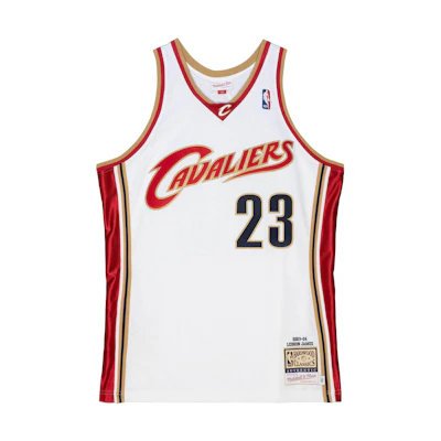 Mitchell Ness Mitchell & Ness NBA Retro Jersey Cavs LeBron James #23 White 03-04 Season AJY4CP19125-CCAWHIT03LJA