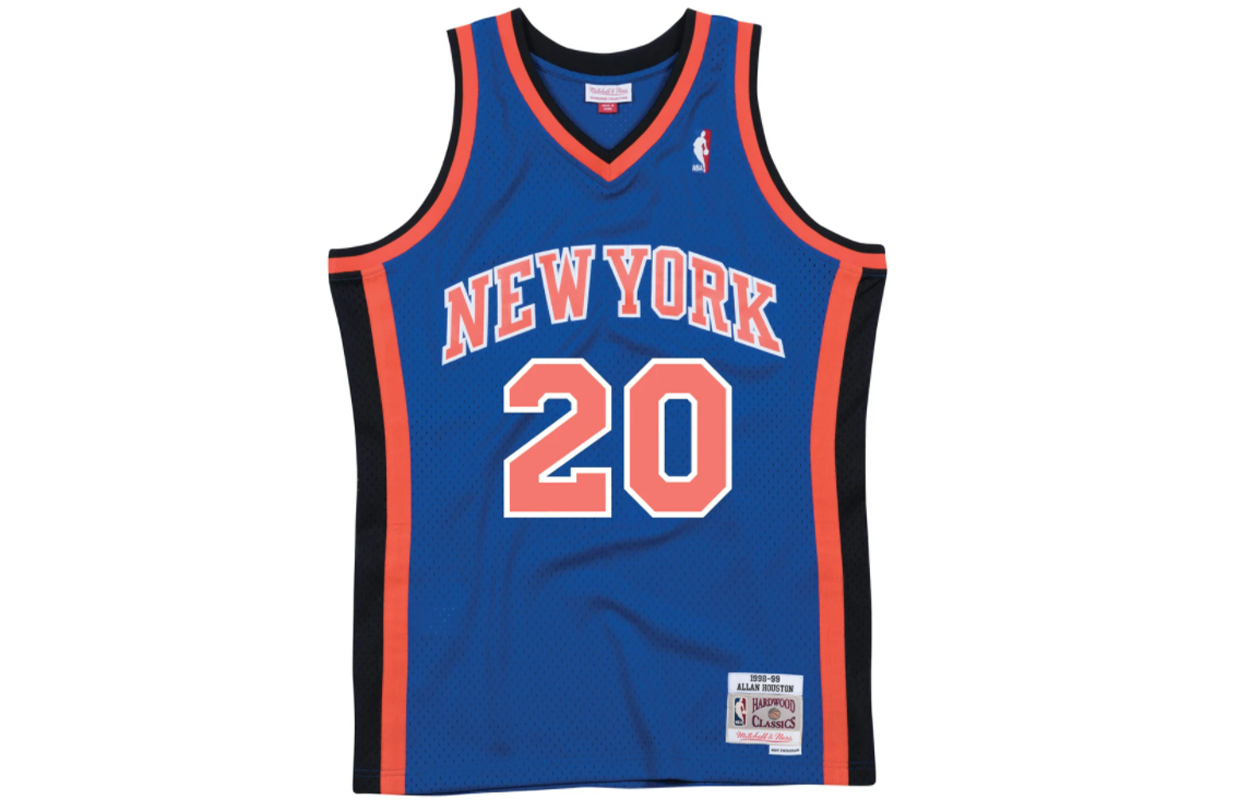 Mitchell Ness Mitchell & Ness NBA Retro Knicks Allen Houston 20 Jersey Blue & . SMJYLG19073-NYKROYA98AHO 圖 2