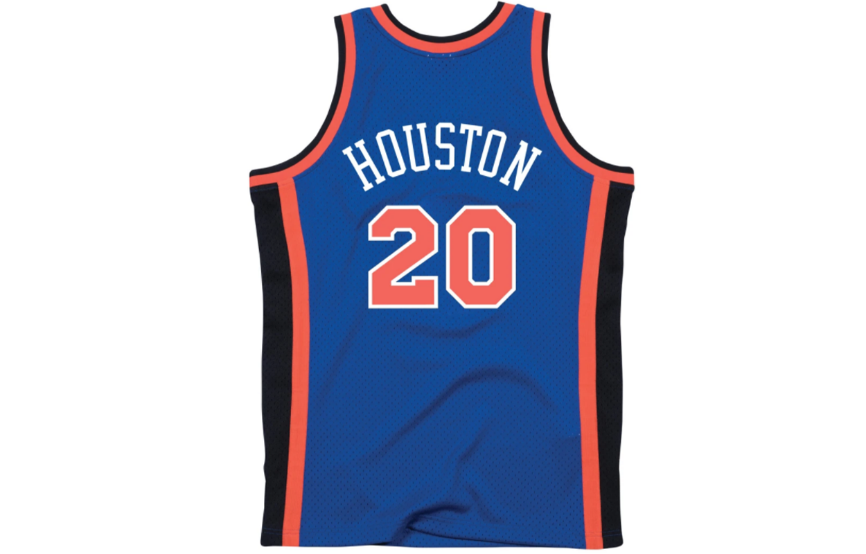 Mitchell Ness Mitchell & Ness NBA Retro Knicks Allen Houston 20 Jersey Blue & . SMJYLG19073-NYKROYA98AHO 圖 3