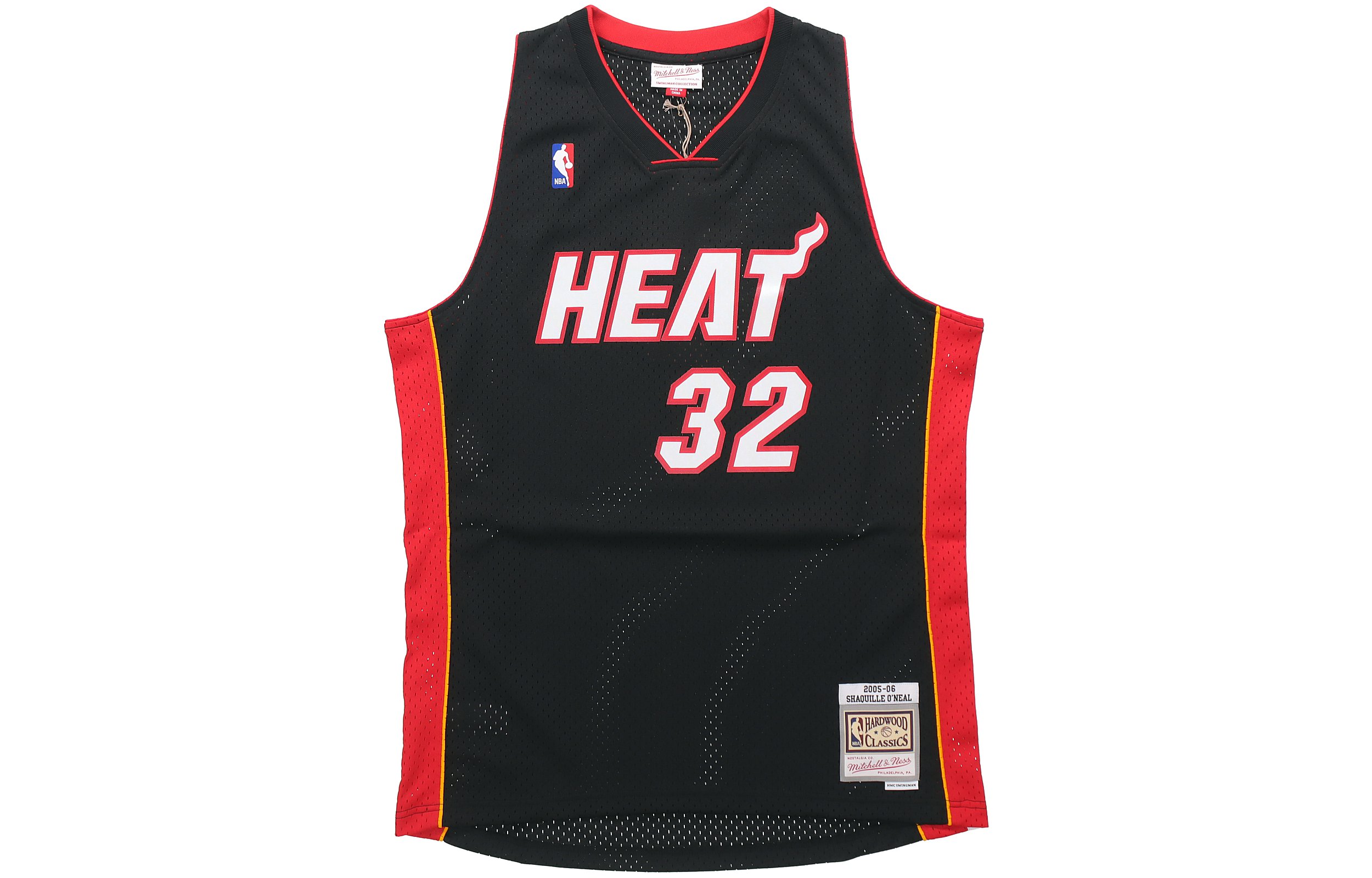 Mitchell Ness Mitchell & Ness NBA Shaquille O'Neal Miami Heat 2005-06 Black Jersey Fan Edition. SMJYAC18017-MHEBLCK05SON 圖 2