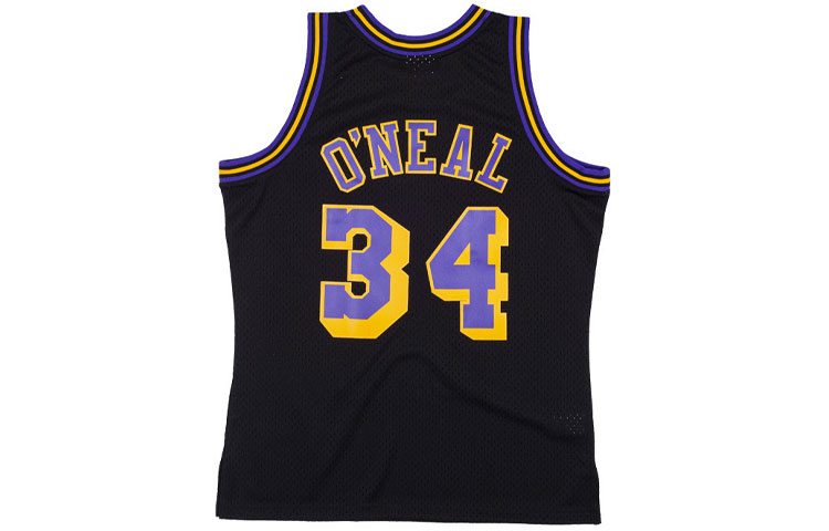 Mitchell Ness Mitchell & Ness NBA Shaquille O'Neal 96-97 Lakers Black Jersey Swingman . SMJYCP19273-LALBLCK96SON 圖 3