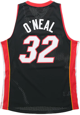 Mitchell Ness Mitchell & Ness NBA Shaquille O'Neal Miami Heat 2005-06 Black Jersey Fan Edition. SMJYAC18017-MHEBLCK05SON Lookbook Mitchell Ness Mitchell & Ness NBA Shaquille O'Neal Miami Heat 2005-06 Black Jersey Fan Edition. SMJYAC18017-MHEBLCK05SON