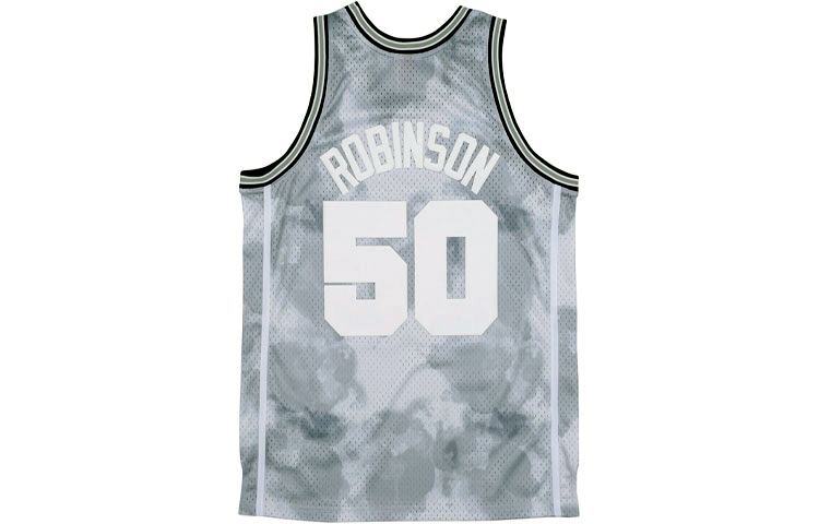Mitchell Ness Mitchell & Ness NBA Spurs David Robinson #50 98-99 Retro Jersey Grey Unisex. SMJYBW19061-SASLTGY98DRB 圖 2