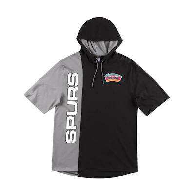 Mitchell Ness Mitchell & Ness NBA Spurs Team Fleece Crewneck Sweatshirt Unisex Grey MNJYFWHD230920011