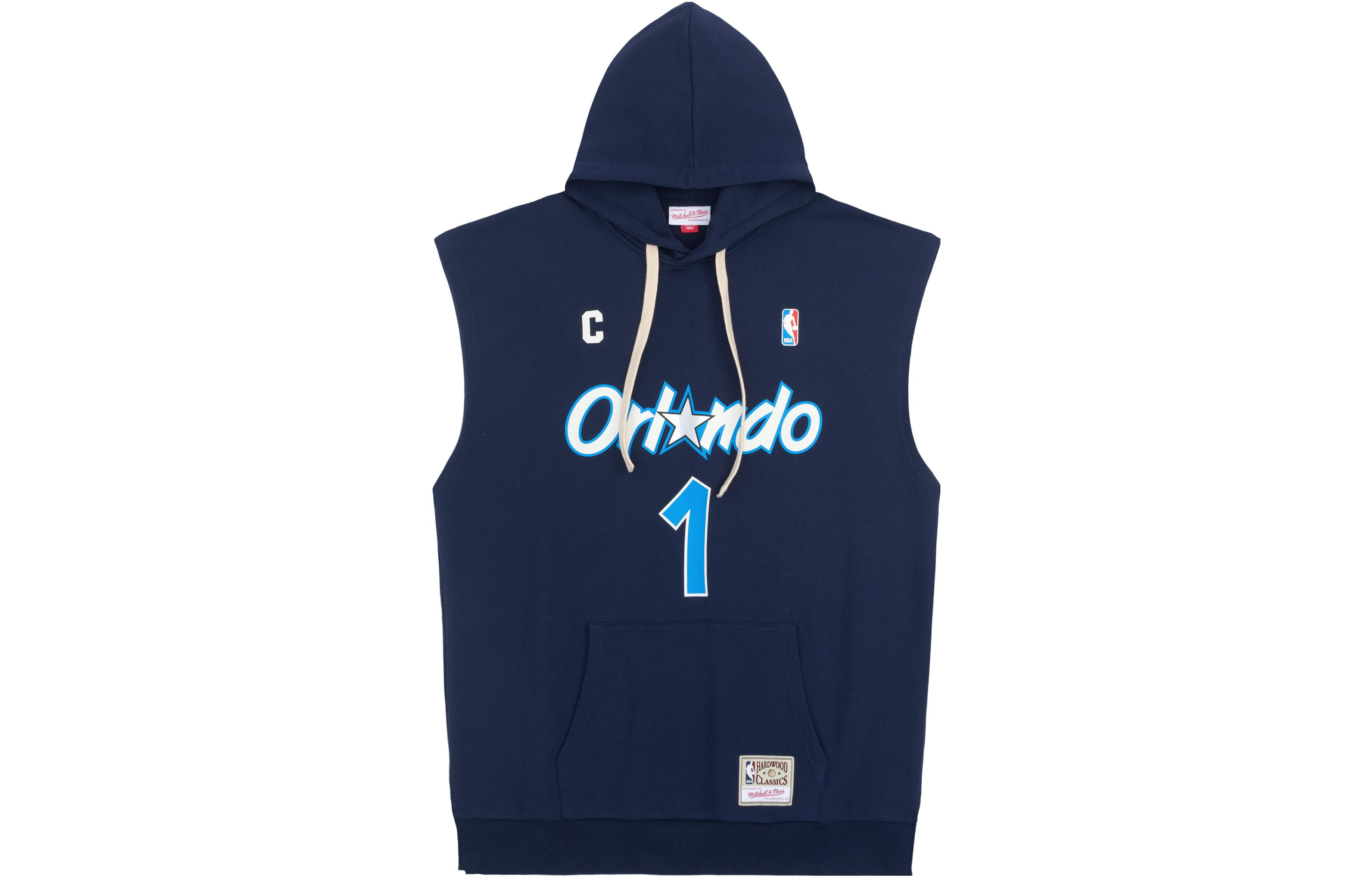 Mitchell Ness Mitchell & Ness NBA Warriors Colorblock Hoodie Jacket Unisex Blue White QTZPAJ19032-GSWROYA