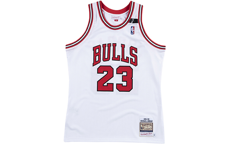 Mitchell Ness Mitchell & Ness NBA Vintage Bulls Jordan 23 Jersey 91-92 Season White AJY4LG19006-CBUWHIT91MJO