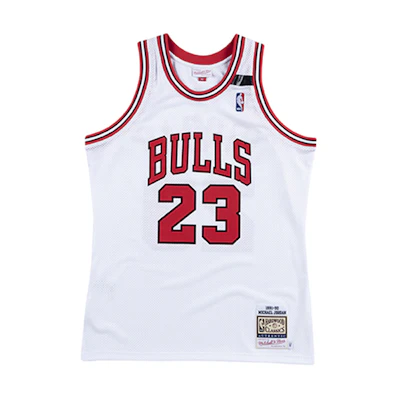 Mitchell Ness Mitchell & Ness NBA Vintage Bulls Jordan 23 Jersey 91-92 Season White AJY4LG19006-CBUWHIT91MJO