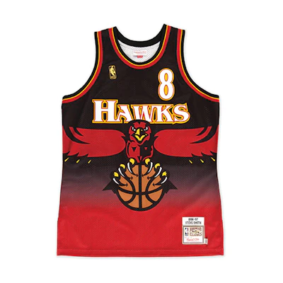 Mitchell Ness Mitchell & Ness NBA Vintage Jersey '96-'97 Hawks Smith Red Player Edition Unisex 7226-3J6-96SSMI1