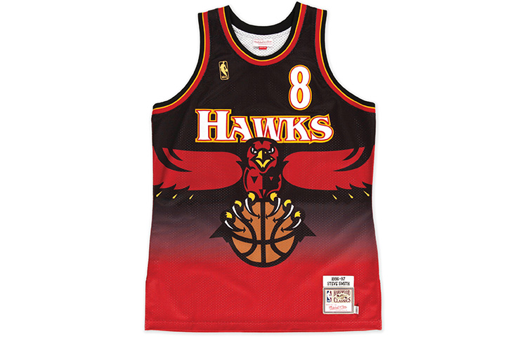 Mitchell Ness Mitchell & Ness NBA Vintage Jersey '96-'97 Hawks Smith Red Player Edition Unisex 7226-3J6-96SSMI1 圖 2