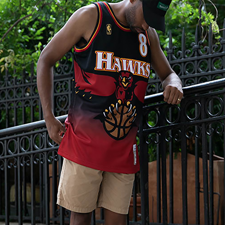 Mitchell Ness Mitchell & Ness NBA Vintage Jersey '96-'97 Hawks Smith Red Player Edition Unisex 7226-3J6-96SSMI1 圖 4