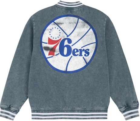Mitchell Ness Mitchell & Ness NBA Vintage Philadelphia 76ers V-Neck Jacket Unisex - Blue. OJBF6801-P76YYPPPBLUE Lookbook Mitchell Ness Mitchell & Ness NBA Vintage Philadelphia 76ers V-Neck Jacket Unisex - Blue. OJBF6801-P76YYPPPBLUE