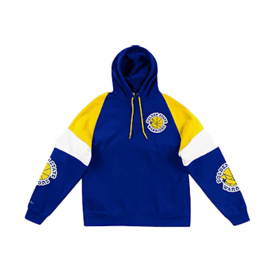 Mitchell Ness Mitchell & Ness NBA Warriors Fleece Pullover Hoodie Grey MN16W12-GSW