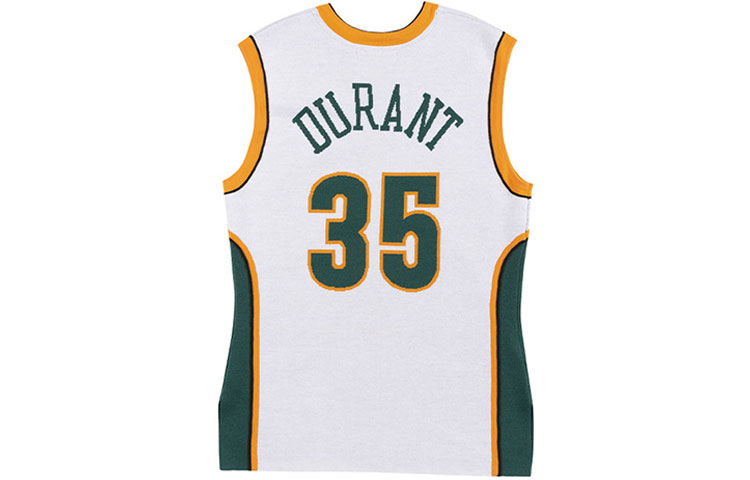 Mitchell Ness Mitchell & Ness NBA CLOT 07-08 All-Star Supersonics Durant #35 Jersey White. NNBJEY18120-SSUWHIT07KDU 圖 3