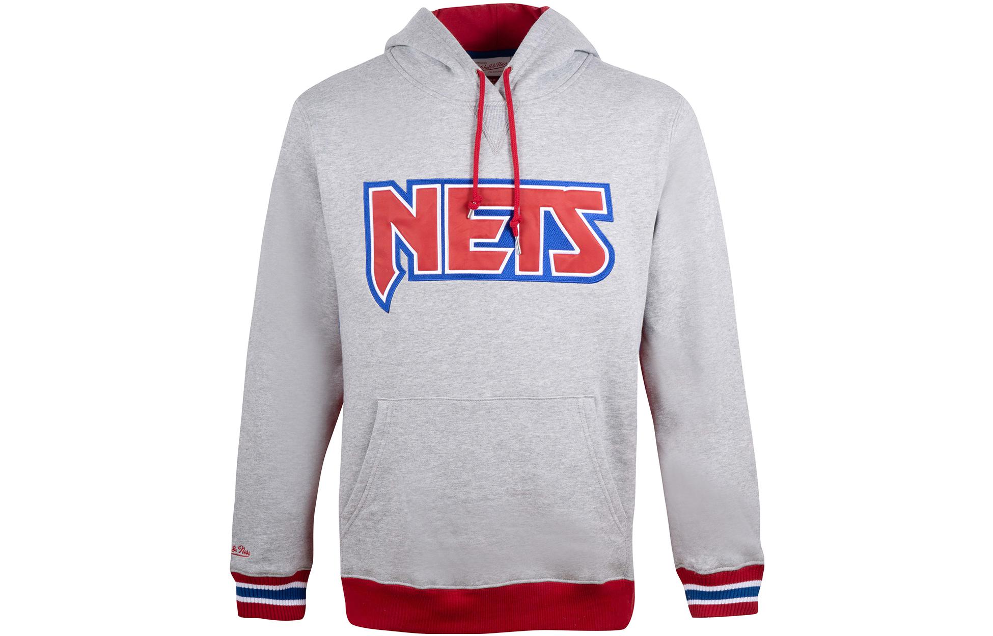 Mitchell Ness Mitchell & Ness Nets Logo Crewneck Sweatshirt Unisex White BMLNMO20199-NJNWHIT