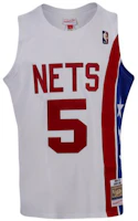 Order Mitchell & Ness 籃網隊 Jason Kidd #5 05-06 復古籃球背心 白色 男款 AJY44484-NJN05JKIWHIT