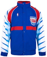 Mitchell Ness Mitchell & Ness Nets Retro Basketball Warm-Up Jacket Blue Unisex. AWJKSB19102-NJNPTRY90 Mitchell Ness Mitchell & Ness Nets Retro Basketball Warm-Up Jacket Blue Unisex. AWJKSB19102-NJNPTRY90