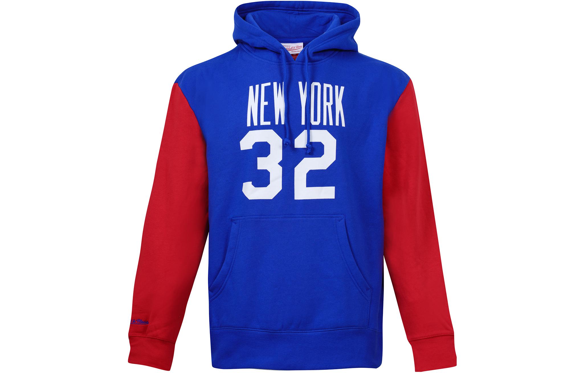 Mitchell Ness Mitchell & Ness New York Knicks Logo Crewneck Sweatshirt Unisex White BMLNMO20200-NYKWHIT