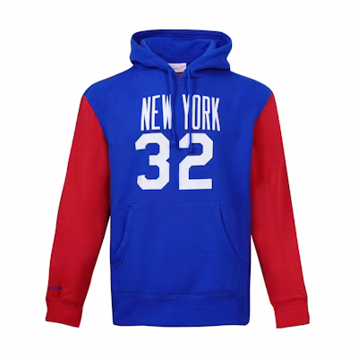 Mitchell Ness Mitchell & Ness New York Knicks Logo Crewneck Sweatshirt Unisex White BMLNMO20200-NYKWHIT