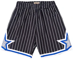 Order Mitchell & Ness Orlando Magic 75th Anniversary Retro Shorts Basket Hitam. SMSH1200-OMA94PPPBLCK