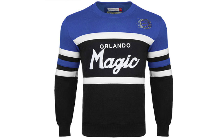 Mitchell Ness Mitchell & Ness Oversized Cream Hoodie with Ribbed Cuffs and Drawstring FPHD5194-MBUYYPPPOFWH