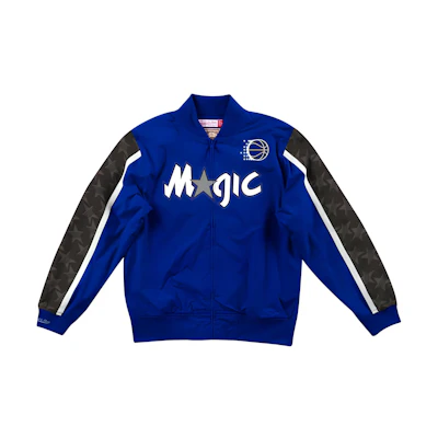 Mitchell Ness Mitchell & Ness Orlando Magic Retro Patchwork Basketball Jacket Blue Unisex WUJKMG18067-OMAROYA
