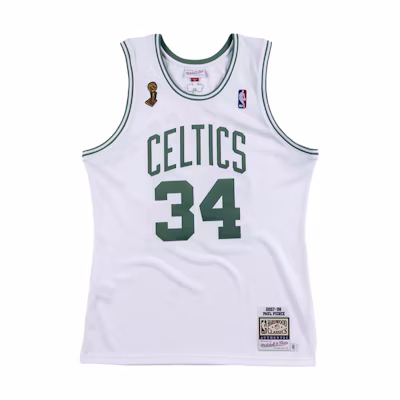 Mitchell Ness Mitchell & Ness Paul Pierce #34 Celtics 07-08 Jersey White Basketball Tank. AJY4AC18059-BCEWHIT07PPI